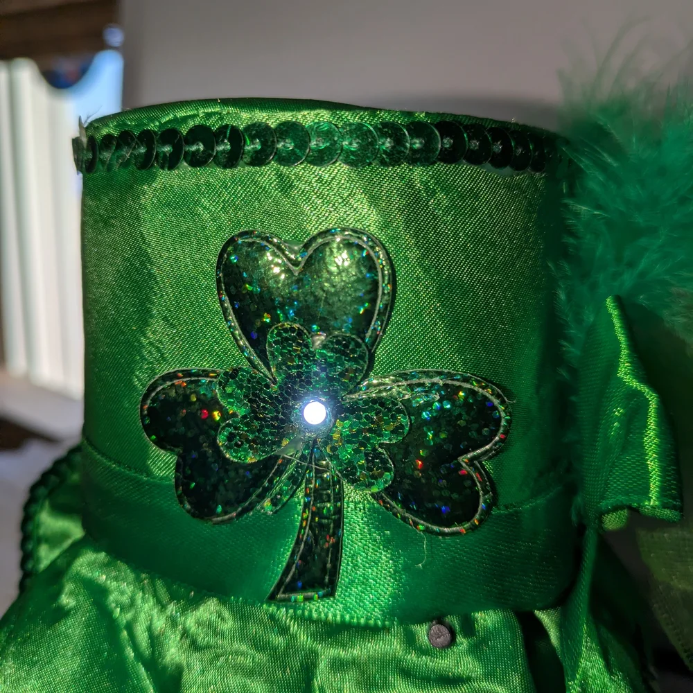 Green Shamrock Party Headbands And St Patrick's Day Bead Necklaces